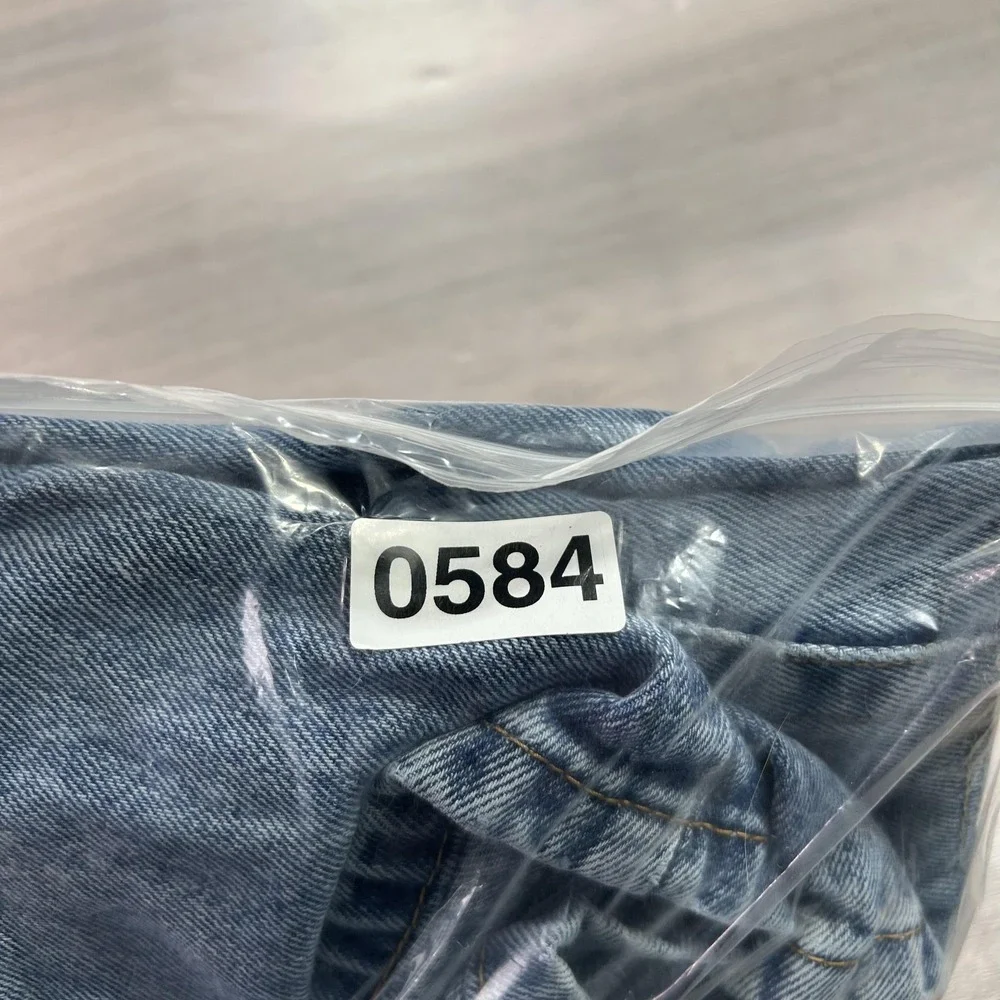 Levis 569 Denim‎ Shorts Mens 40 Blue Loose Fit Zip Fly 5 Pocket Long Jorts Baggy